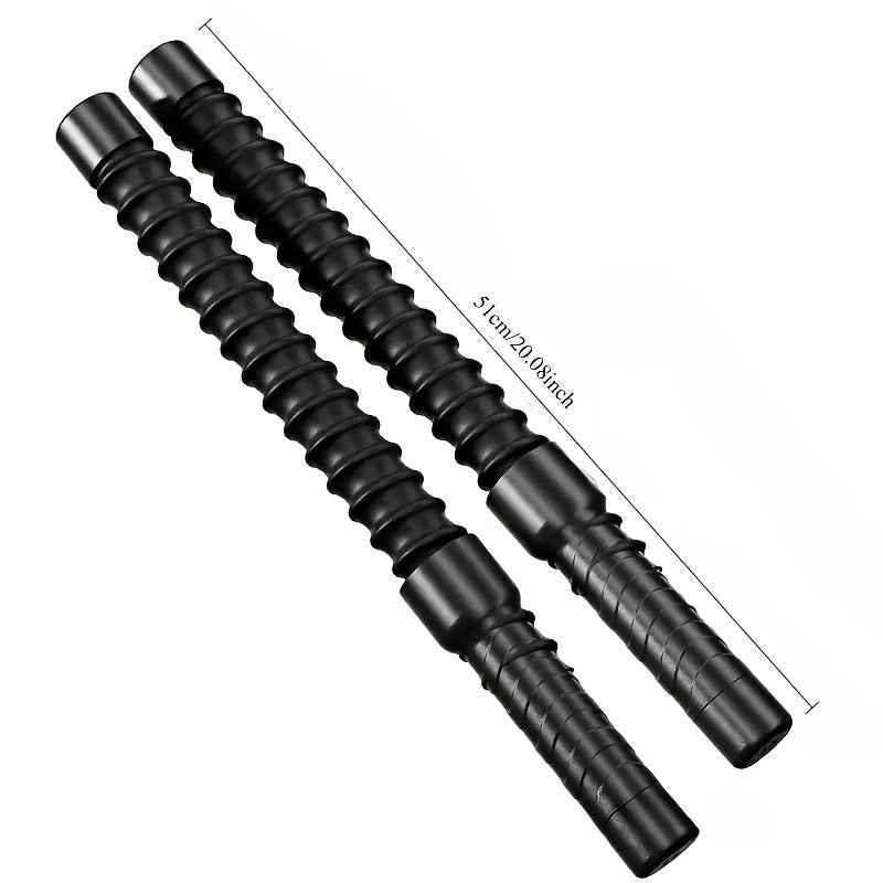 Stainless Steel Wireless Combat 2pcs Training Stick | Universal Rebound Inertia Strength & Muscle Fitness Tool for Home Workout