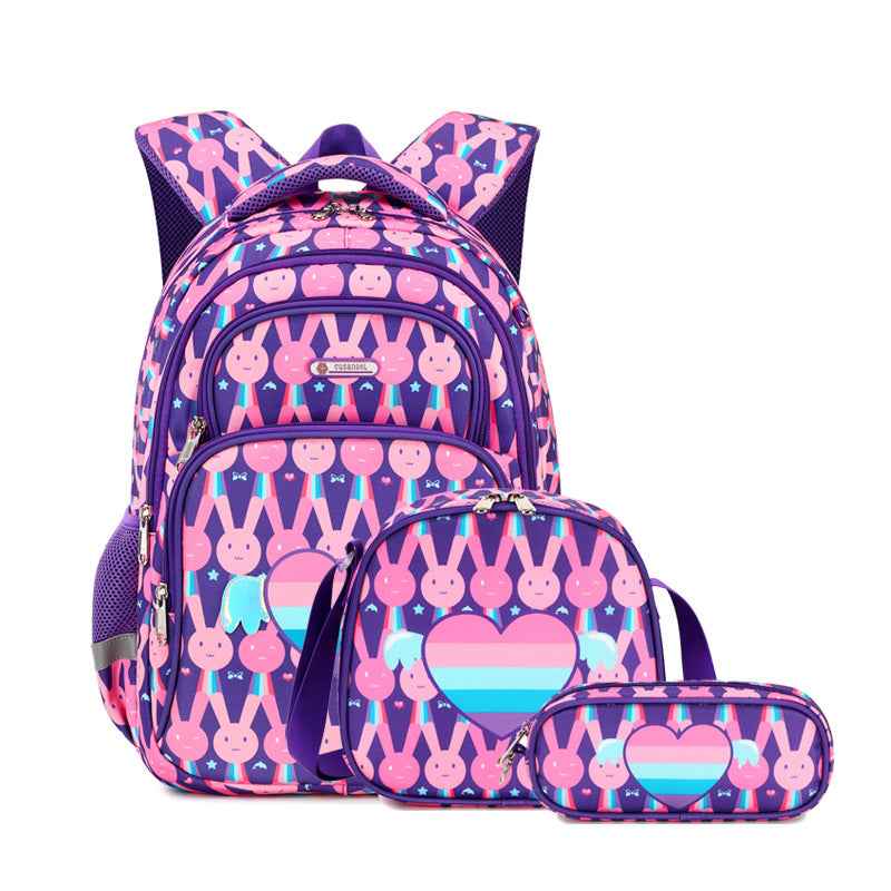 Kids Lightweight School Backpack | Stylish Grade 1-3 Elementary Schoolbag for Boys & Girls
