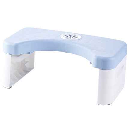 Foldable Plastic Toilet Stool | Compact Ergonomic Step Stool for Bathroom & Potty Aid