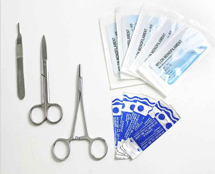 Professional Suture Practice Kit for Medical Students | 35-Piece Surgical Tools & Large Silicone Pad