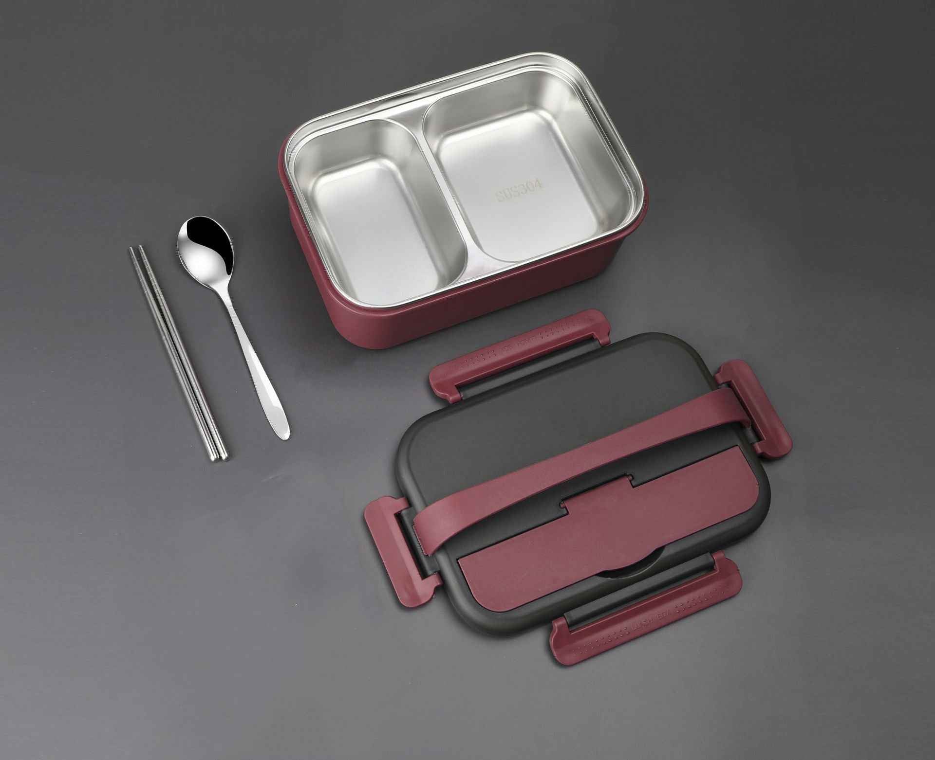 Portable Thermal Bento Box | Premium 304 Stainless Steel | Leak-Proof Compartments for Work & School