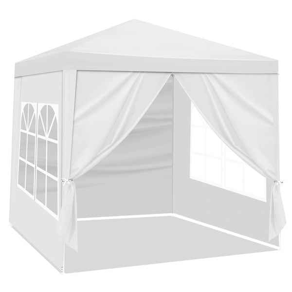 6.5 × 6.5ft Pop-Up Canopy Party Tent with 4 Removable Sidewalls – Waterproof Instant Outdoor Shelter