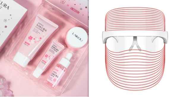7-in-1 LED Red Light Therapy Facial Mask | Anti-Aging & Skin Whitening Device