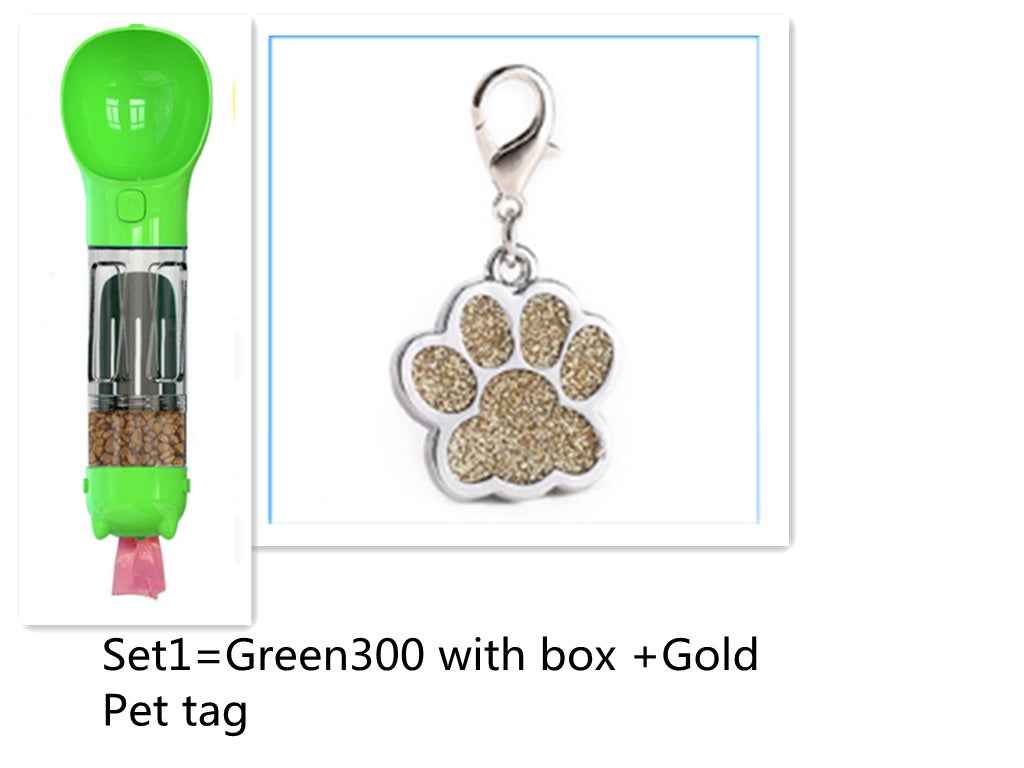Pet multifunctional water cup Going with the dog