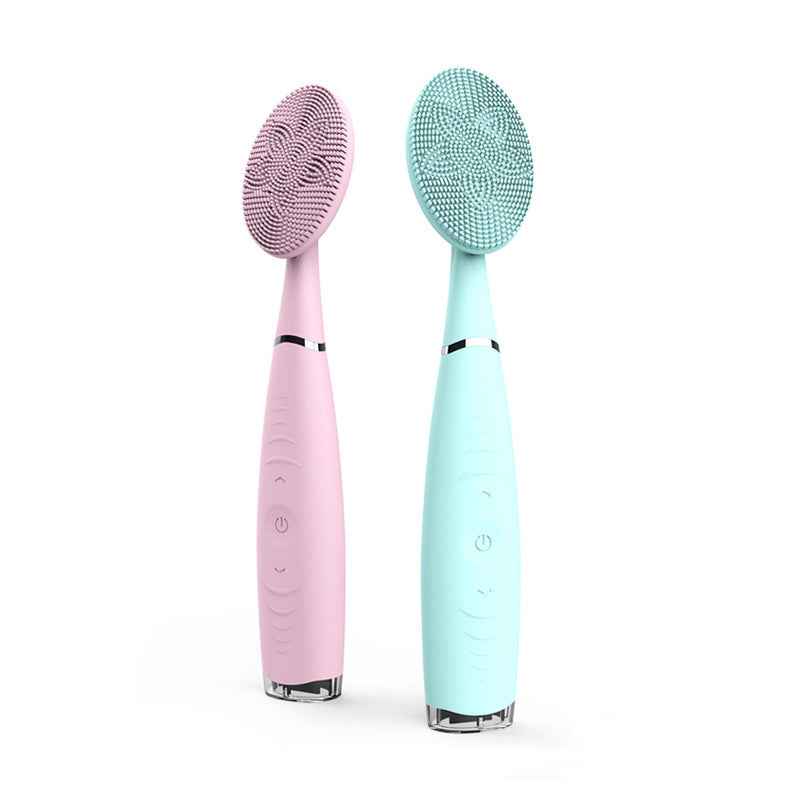 Waterproof Silicone Facial Cleansing Brush | Portable Electric Mini Pore Cleaner & Massager