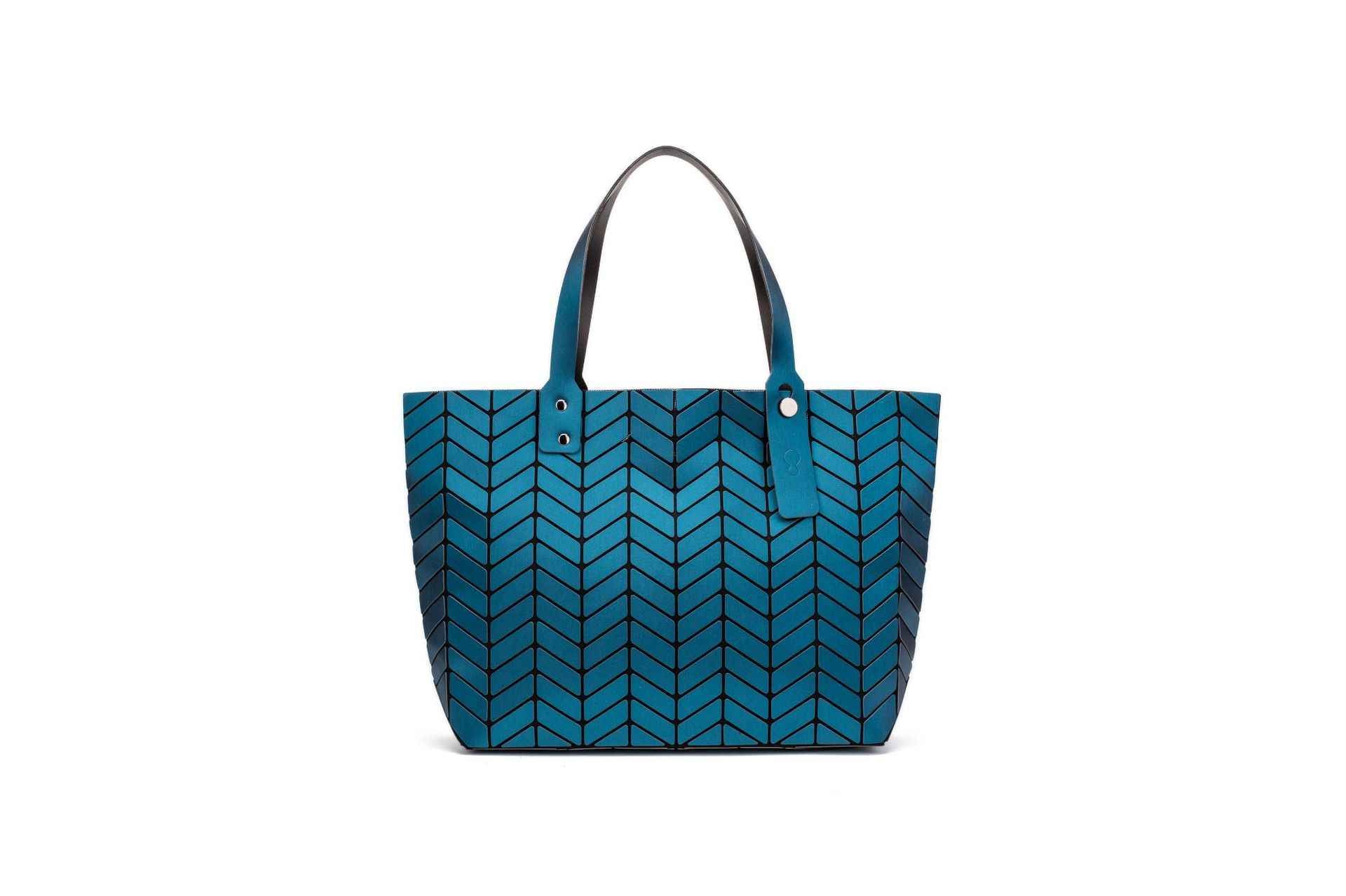Women's Geometric Matte Pu Leather handbags