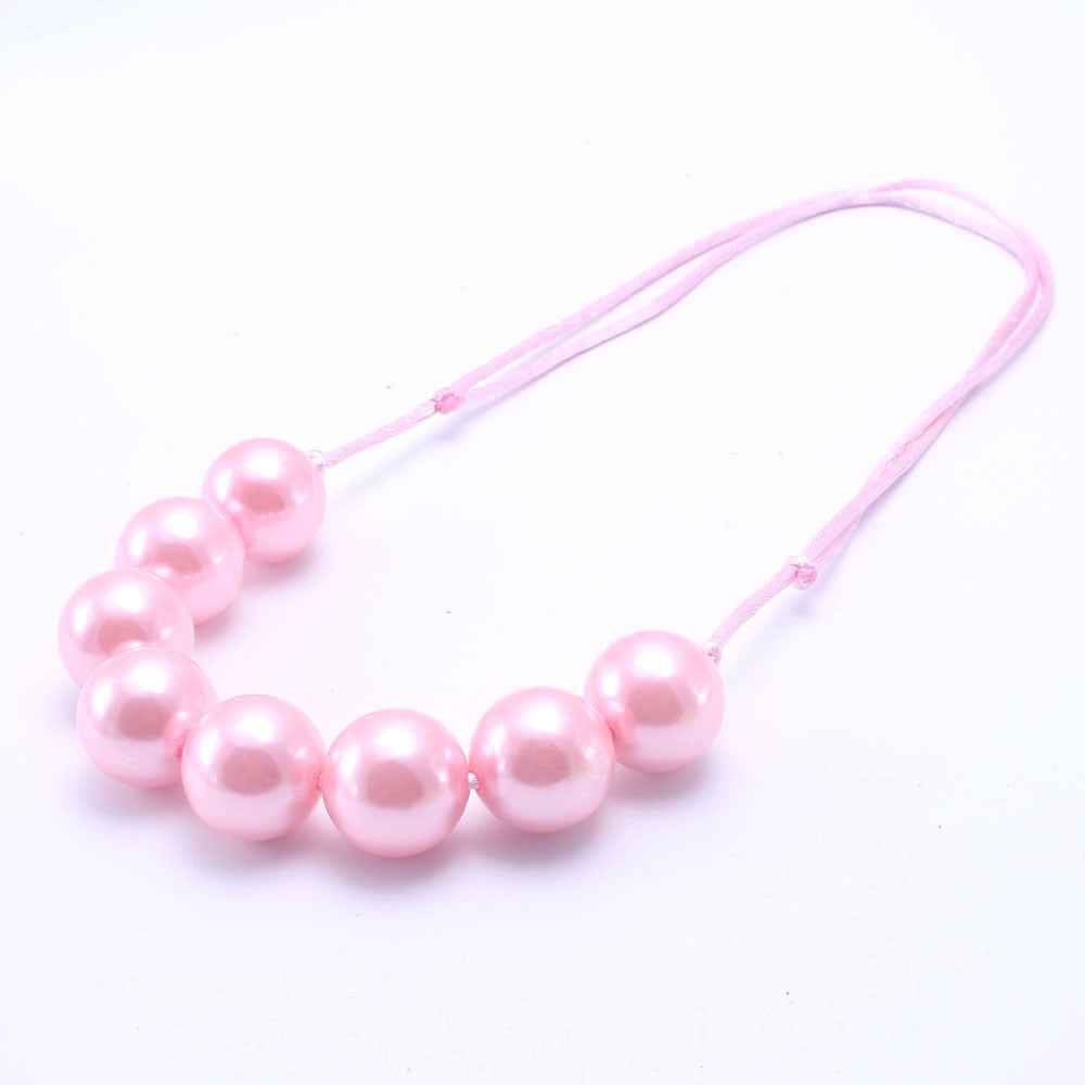Adjustable Beaded Necklace for Kids – Colorful DIY Style Rope Jewelry