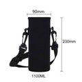 Water Bottle Carrier Bag with Phone Pocket for various sizes, Tumbler with Handle Accessories Insulated Water Bottle Holder Pouch with Strap Crossbody with Straw Cover