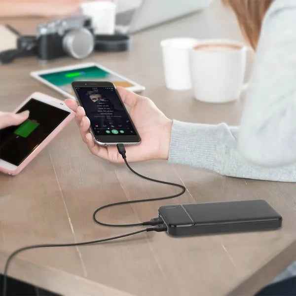 Ultra-Slim 20,000mAh Power Bank | Fast-Charging Portable Phone Charger