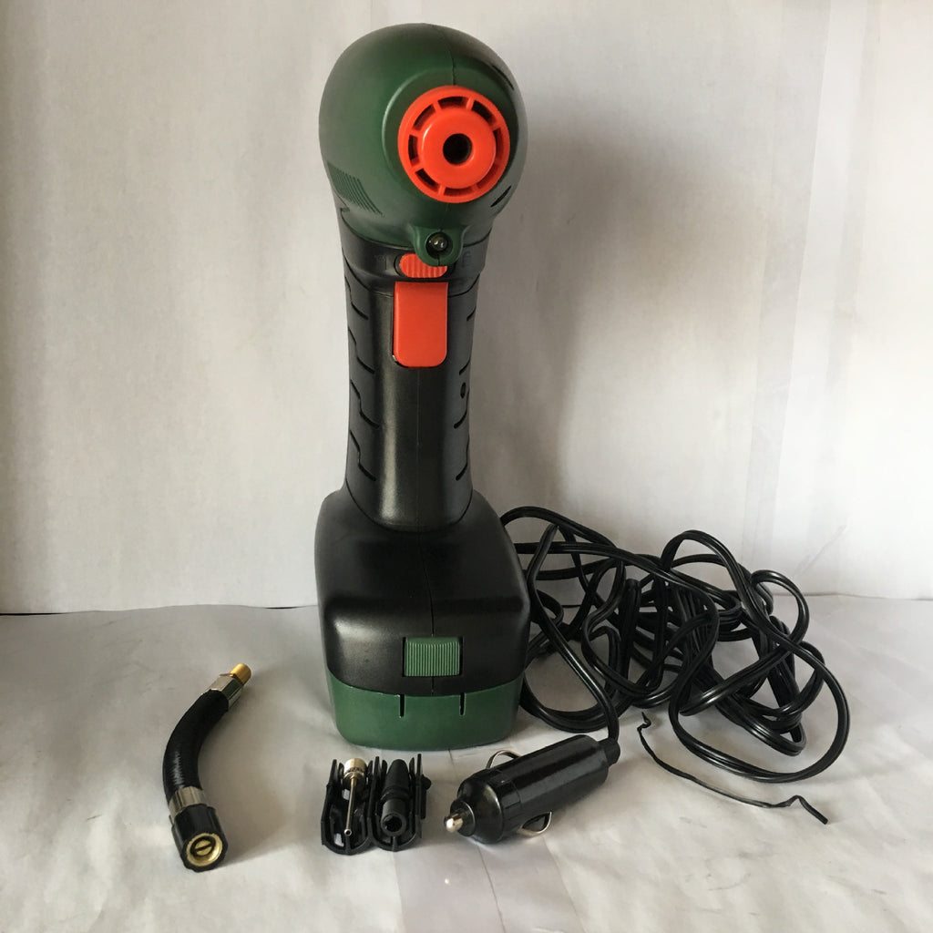 Portable Cordless Tire Inflator & Air Compressor – Rechargeable Auto Shut-Off Pump for Cars, Bikes & Sports Balls