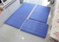 3-Piece Memory Foam Bath Mat & Floor Rug Set | Non-Slip Absorbent Toilet & Shower Mats