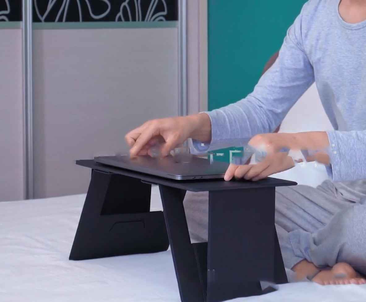 Adjustable Aluminum Computer Folding Stand – Ergonomic, Portable & Lightweight Laptop Riser