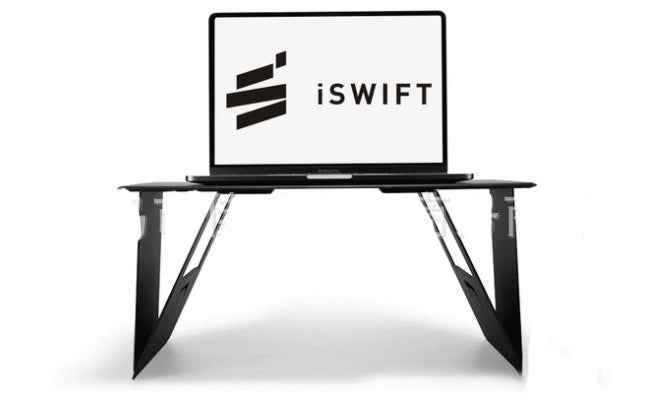 Adjustable Aluminum Computer Folding Stand – Ergonomic, Portable & Lightweight Laptop Riser