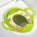 Soft Cushion Potty Training Toilet Seat with Non-Slip Grip & Splash Guard for Toddlers