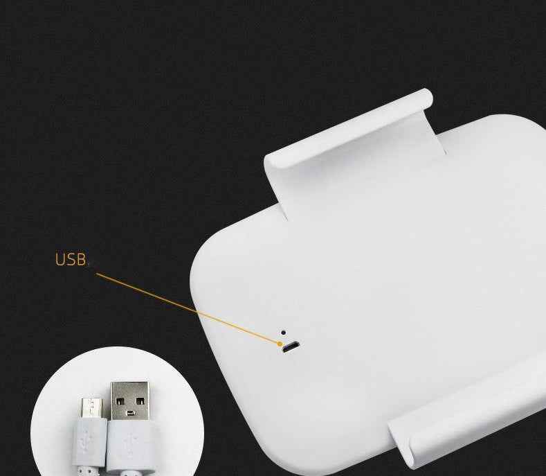 LED Car Sun Visor Vanity Mirror with Touch Control & USB Rechargeable Universal Fit