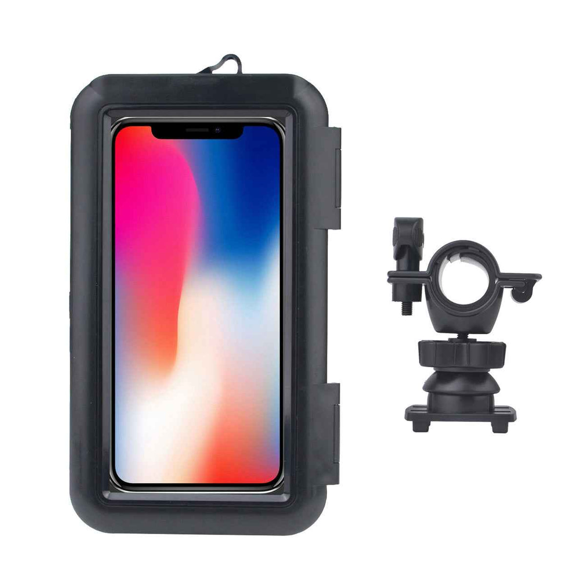 Waterproof Bicycle & Motorcycle Phone Mount | Touchscreen & 360° Rotation