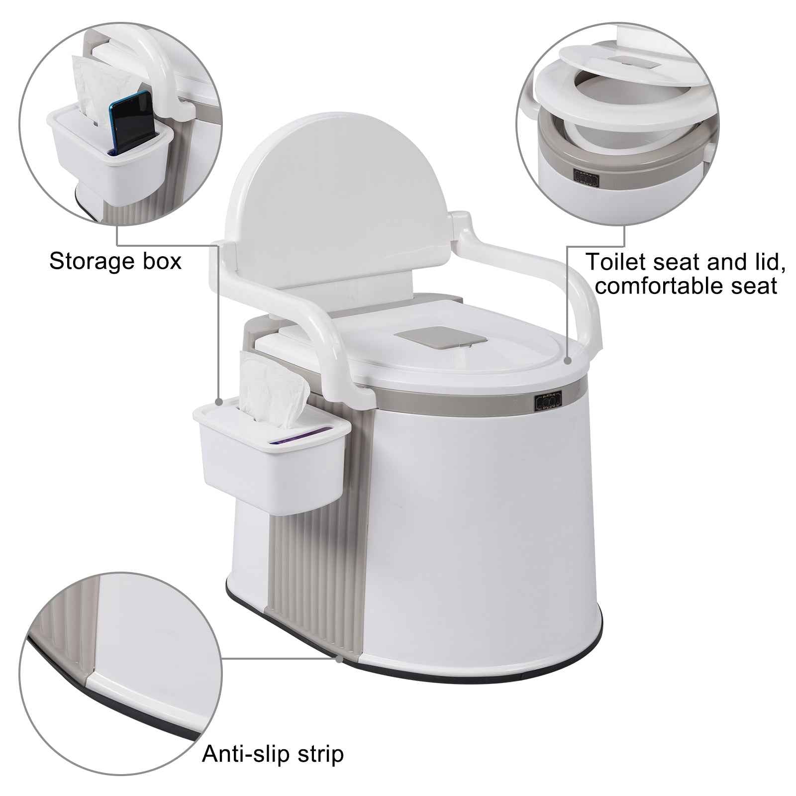 Heavy-Duty Anti-Slip Grip Tape for Outdoor Toilets & Steps – Waterproof Safety Strip