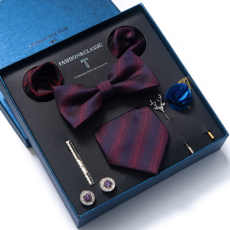 Tie 8-piece Set Formal Suit Men - Shop NCLC