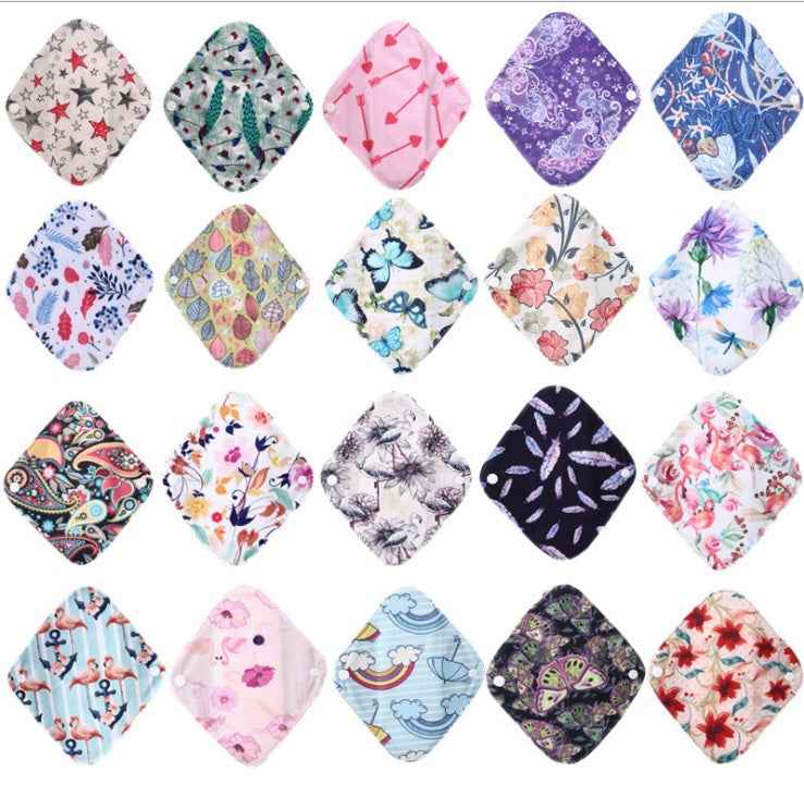 Reusable Bamboo Cotton Waterproof Sanitary Napkin | Washable Period Pad