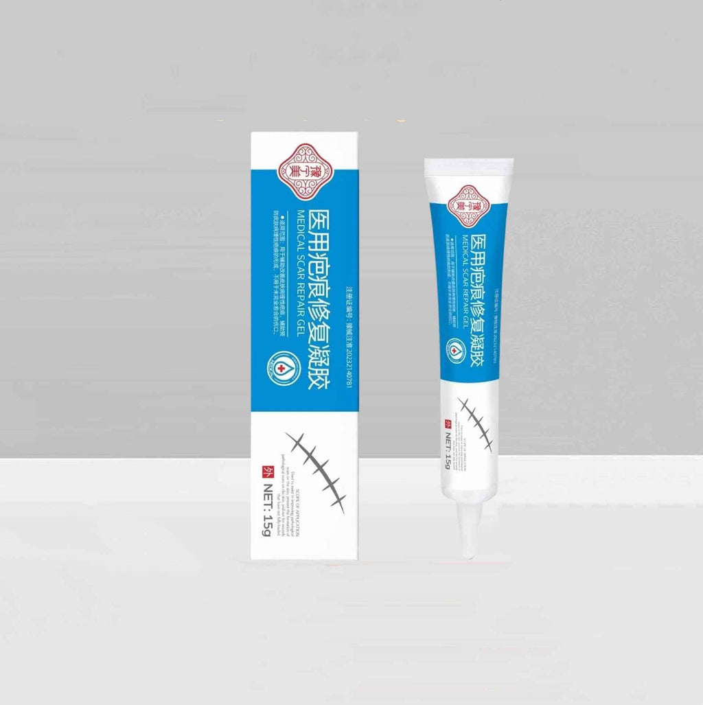 Medical-Grade Silicone Scar Repair Gel | Fade Surgical, C-Section, Acne & Burn Scars | Clinically Proven Formula for Old & New Scars, 0.53oz