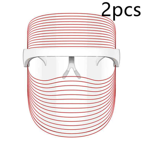7-in-1 LED Red Light Therapy Facial Mask | Anti-Aging & Skin Whitening Device