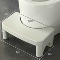 Foldable Plastic Toilet Stool | Compact Ergonomic Step Stool for Bathroom & Potty Aid