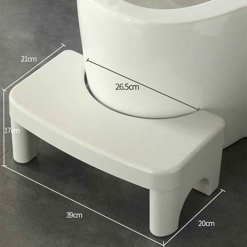 Foldable Plastic Toilet Stool | Compact Ergonomic Step Stool for Bathroom & Potty Aid