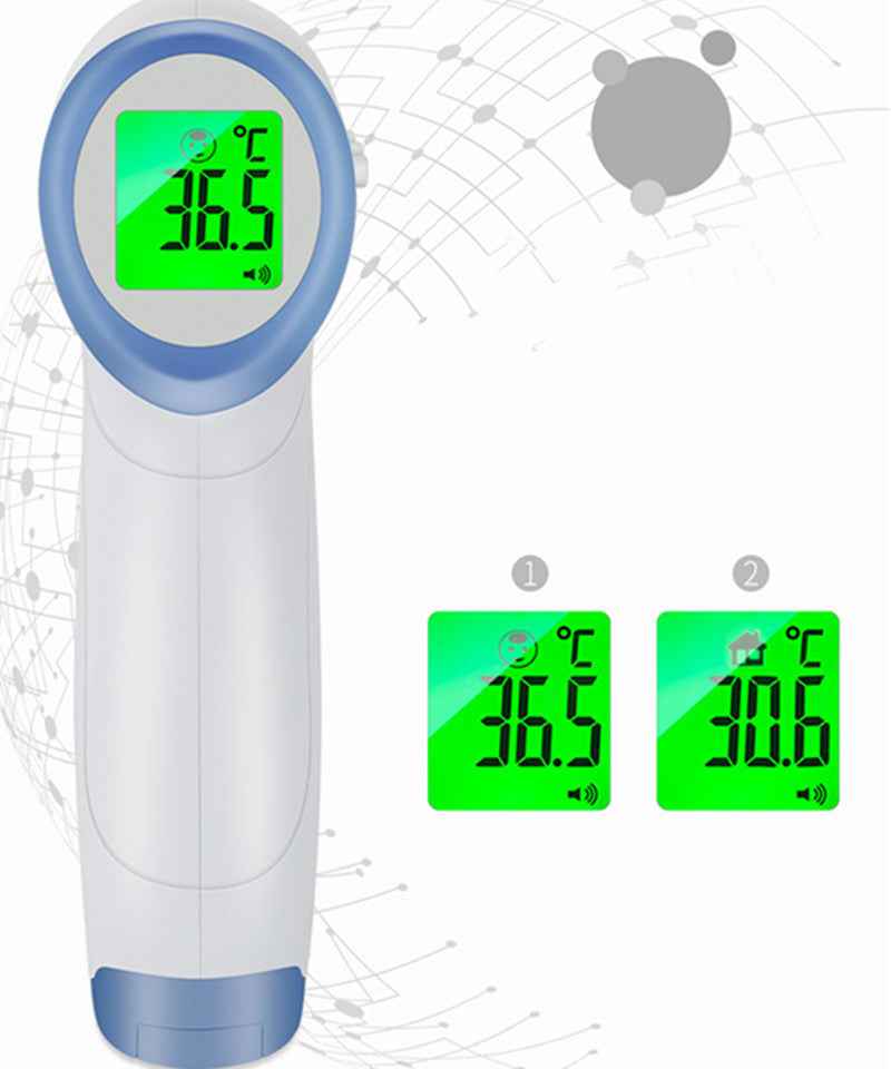 Non-Contact Medical Infrared Forehead Thermometer | FDA-Cleared Clinical Accuracy, 1-Second Instant Read