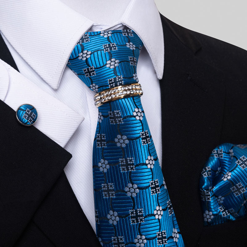Multi Colored Striped Floral Mens Tie - Shop NCLC