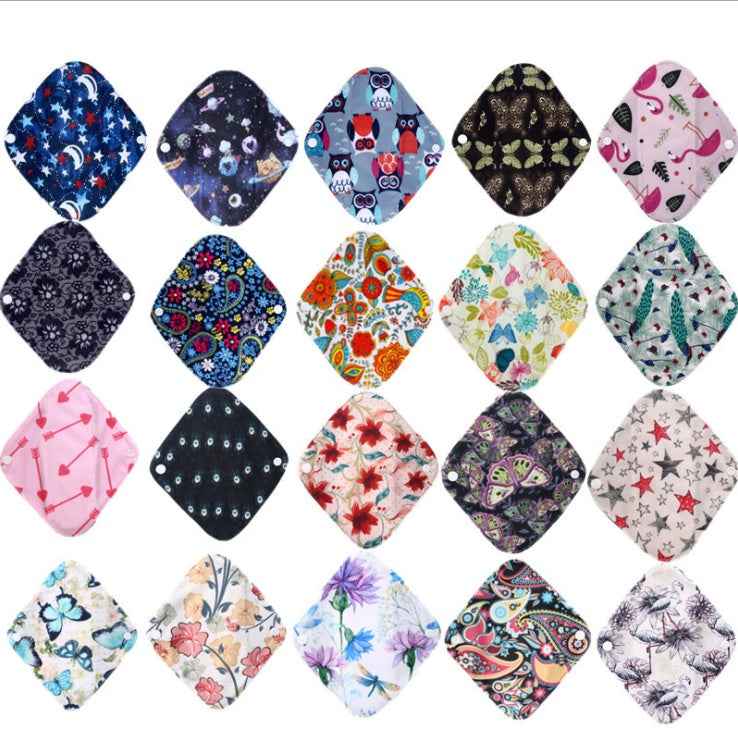 Reusable Bamboo Cotton Waterproof Sanitary Napkin | Washable Period Pad