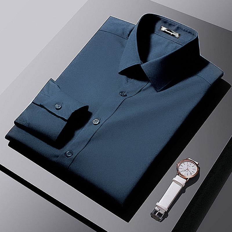 Long-sleeve Business Formal Professional Shirt Korean Style - Shop NCLC
