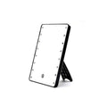 Portable LED Vanity Mirror with 16 Lights and Desktop Touch Screen Fill Light