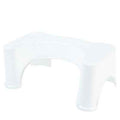 Ergonomic Plastic Toilet Step Stool | Non-Slip Bathroom Squatting Stool for Healthy Bowel Alignment