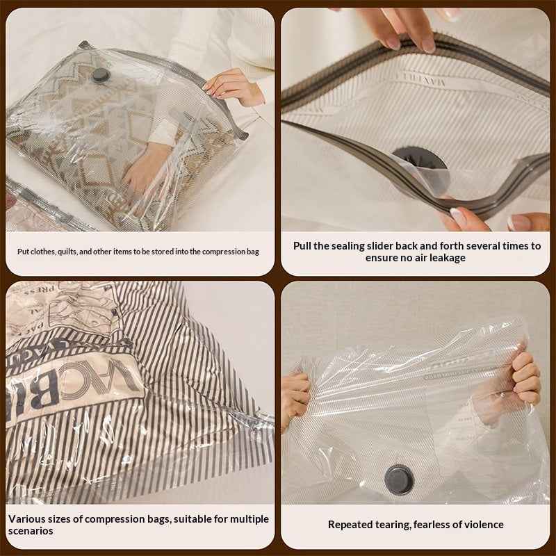 Vacuum Compression Bag Set with Portable Electric Pump - 80% Space Saver for Luggage & Suitcase Packing