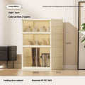 Installation-Free Folding Shoe Cabinet | Clear Stackable & Collapsible Shoe Box Organizer