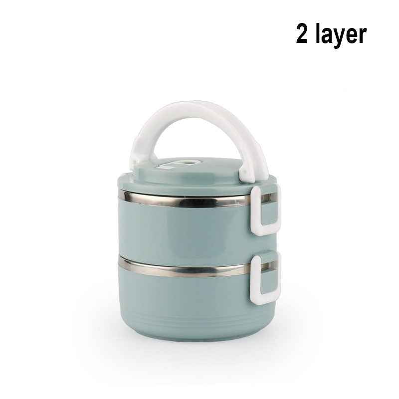 Stackable Stainless Steel 2, 3, or 4-Tier Thermal Bento Lunch Box – Insulated Food Container Set with Lunch Bag & Extra Seals