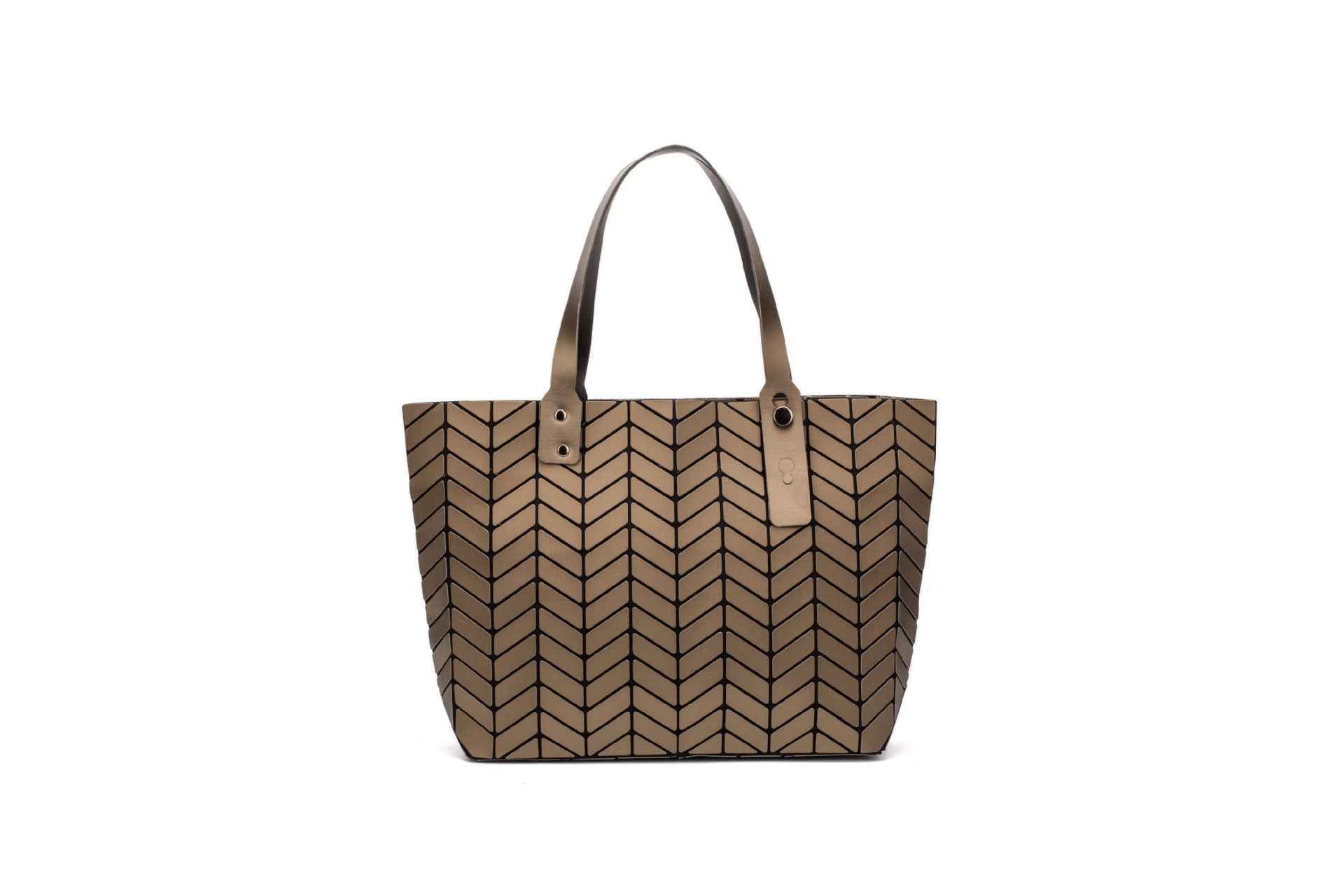 Women's Geometric Matte Pu Leather handbags