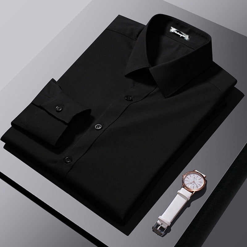 Long-sleeve Business Formal Professional Shirt Korean Style - Shop NCLC
