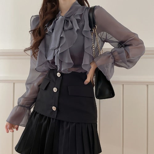 Professional Shirt Micro-through Women's Spring And Summer - Shop NCLC