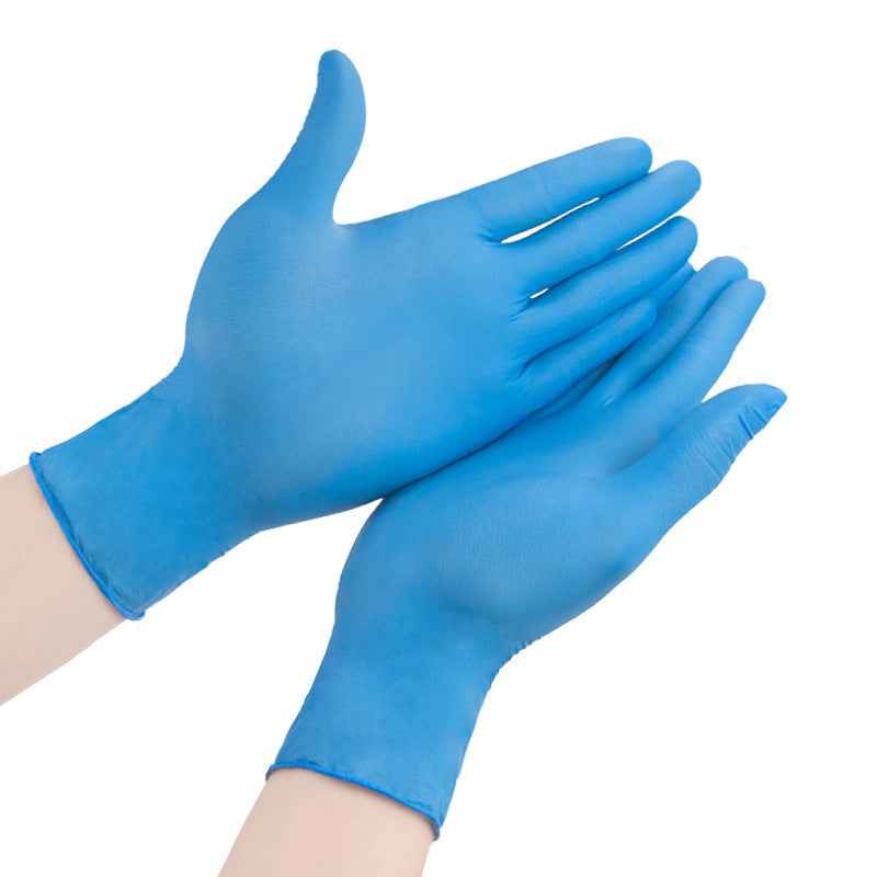 Bulk Disposable Nitrile Rubber Gloves | Medical & Food Safe - 100 Count Box
