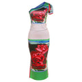 Slim Fit Flowered Skirt Set