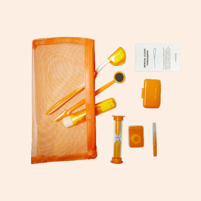 Orthodontic Care Kit - 8-Piece Braces Oral Hygiene & Dental Cleaning Set