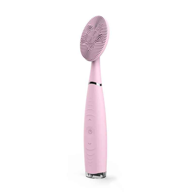 Waterproof Silicone Facial Cleansing Brush | Portable Electric Mini Pore Cleaner & Massager