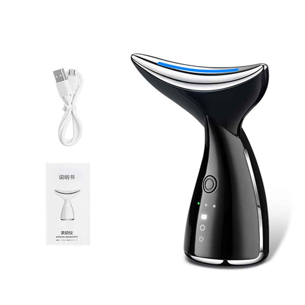 Total Body Skin Tightening and Lifting Device for Neck, Face, Arms, and Legs | Uses 3 LED Light, Vibration, Heat