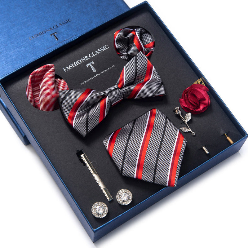 Tie 8-piece Set Formal Suit Men - Shop NCLC