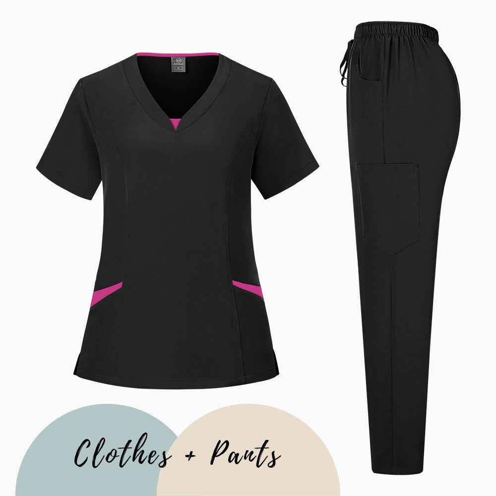 Medical Scrubs Set 4-Way Stretch  | Quick-Drying & Moisture-Wicking Nursing Uniforms