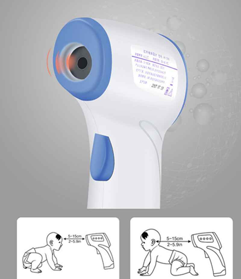 Non-Contact Medical Infrared Forehead Thermometer | FDA-Cleared Clinical Accuracy, 1-Second Instant Read