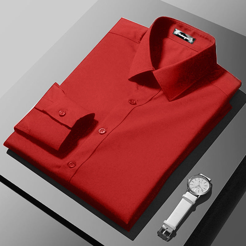 Long-sleeve Business Formal Professional Shirt Korean Style - Shop NCLC