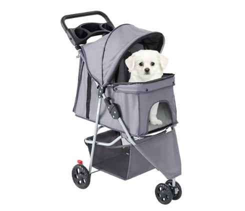 Foldable Pet Stroller for Small & Medium Dogs & Cats | Lightweight & Durable
