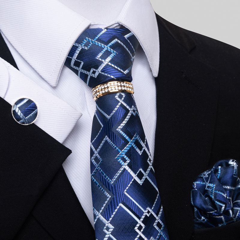 Multi Colored Striped Floral Mens Tie - Shop NCLC